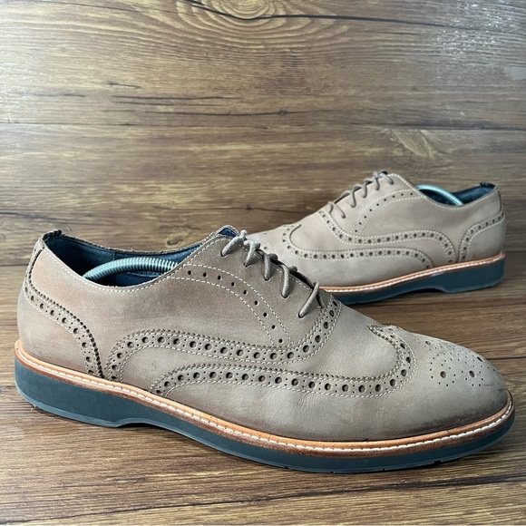 Cole Haan Morris Wingtip Tan Leather Oxfords Dress Shoes Men’s Size 11.5 - Picture 1 of 10